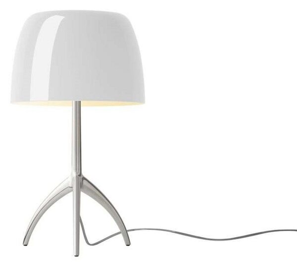Lumiere Piccola Asztali Lámpa E14 Alu/White - Foscarini