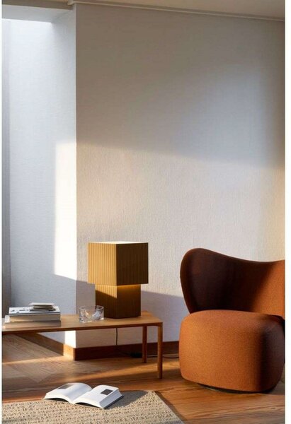 Asztali lámpa Pholc, dimmable, Barna / Rozsdabarna, Nappali, Fém