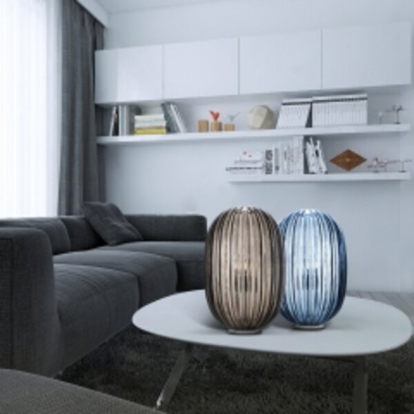 Asztali lámpa Foscarini, dimmable, Kék, Nappali, Műanyag
