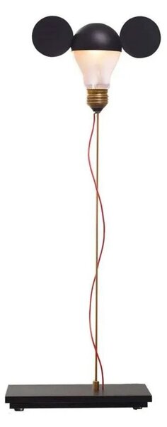 Asztali lámpa Ingo Maurer, dimmable, Fekete, Nappali, Fém