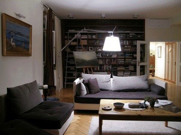 Tolomeo Mega Állólámpa ø320 Parchment Black - Artemide