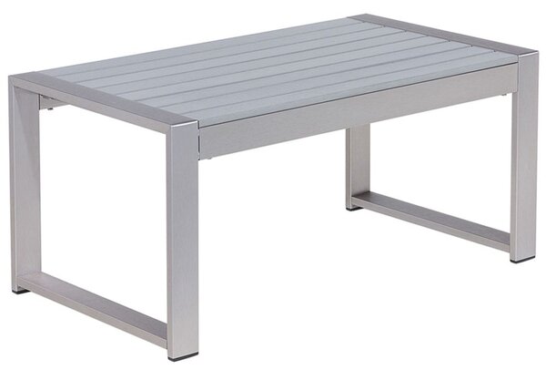 Kerti dohányzóasztal SALERNO 90 cm 50 cm Fém Világosszürke