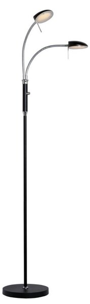 Állólámpa Halo Design, dimmable, Fekete, Nappali, Fém