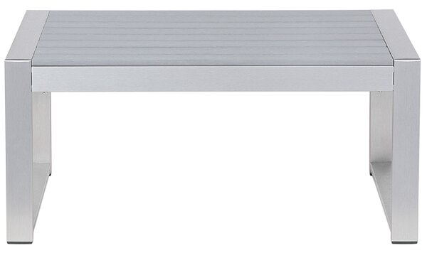 Kerti dohányzóasztal SALERNO 90 cm 50 cm Fém Világosszürke