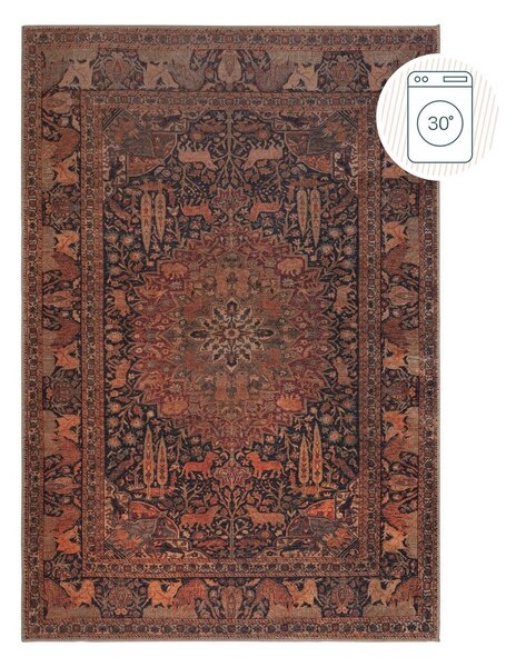 Borvörös mosható szőnyeg 152x230 cm Nico Global – Flair Rugs