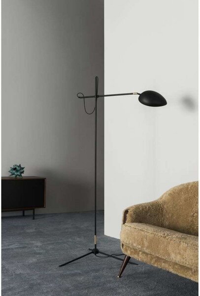 Állólámpa Watt & Veke, dimmable, Fekete, Nappali, Fém, Modern