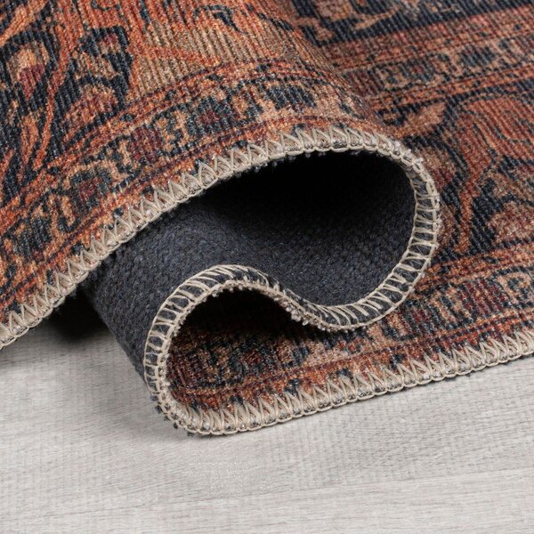 Borvörös mosható szőnyeg 152x230 cm Nico Global – Flair Rugs