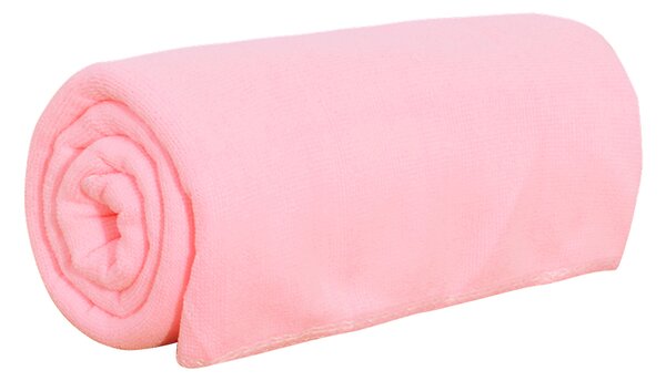 Gyorsan száradó fürdőlepedő KALI rózsaszínű
