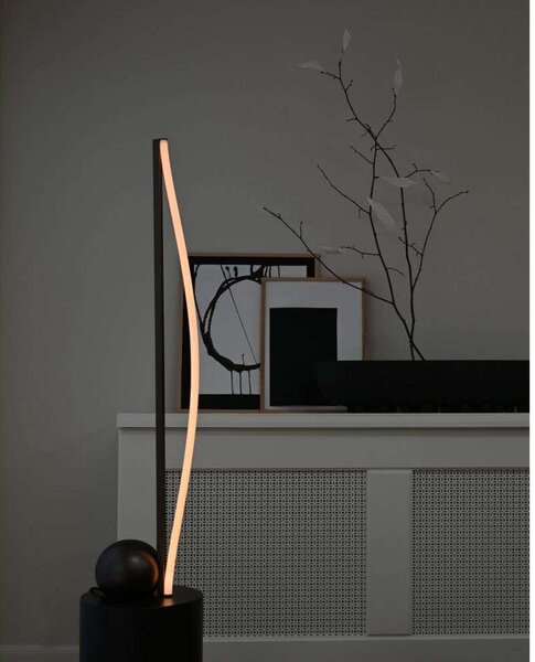 Állólámpa 101 COPENHAGEN, dimmable, Bronz / Öreg Sárgaréz, Nappali, Alumínium