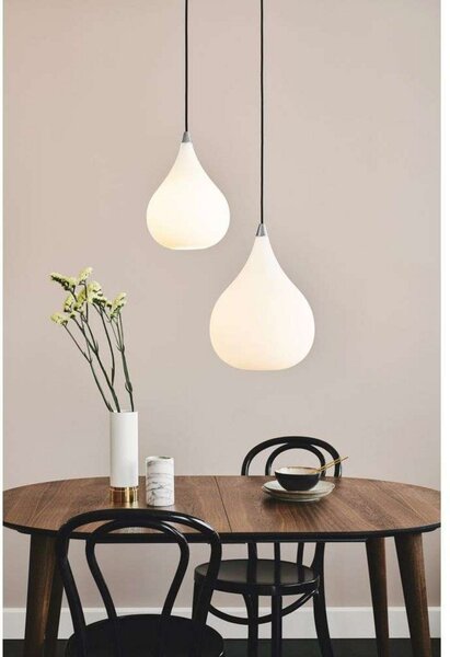 Függőlámpa Halo Design, Fehér, Nappali, Üveg
