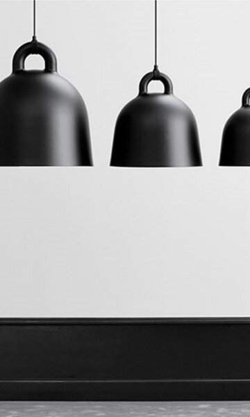 Függőlámpa Normann Copenhagen, Fekete, Nappali, Alumínium