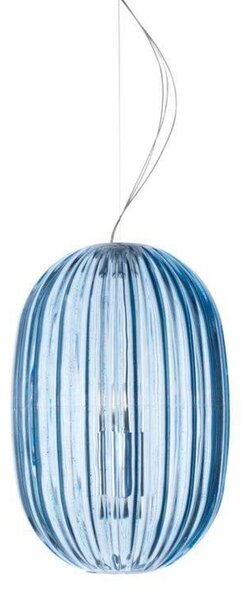 Plass Medium Függőlámpa Light Blue 3,2m - Foscarini