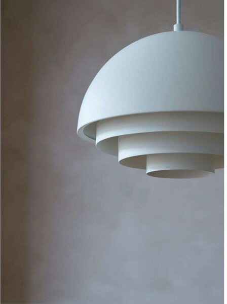Függőlámpa Warm Nordic, Milieu Colour, dimmable, Fehér, Nappali, Fém, Skandináv