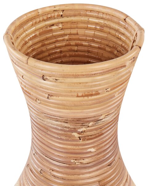 Dekor váza TRINISA Rattan 70 cm Természetes