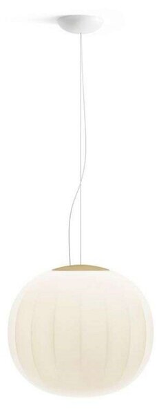 Függőlámpa Luceplan, dimmable, Arany / Sárgaréz, Nappali, Üveg