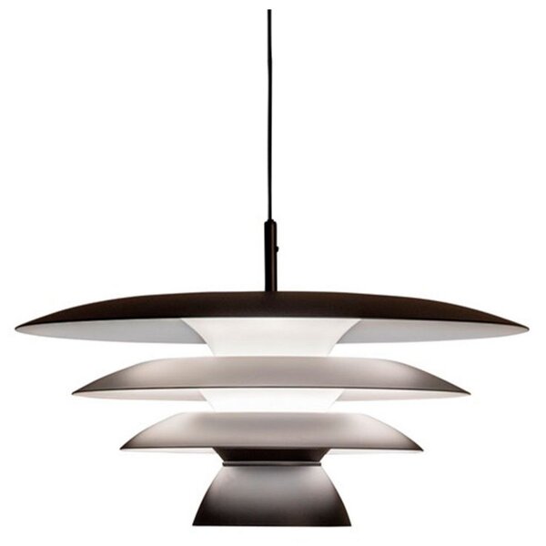 DaVinci Függőlámpa Ø500 Matt Black/Matt Black - Belid