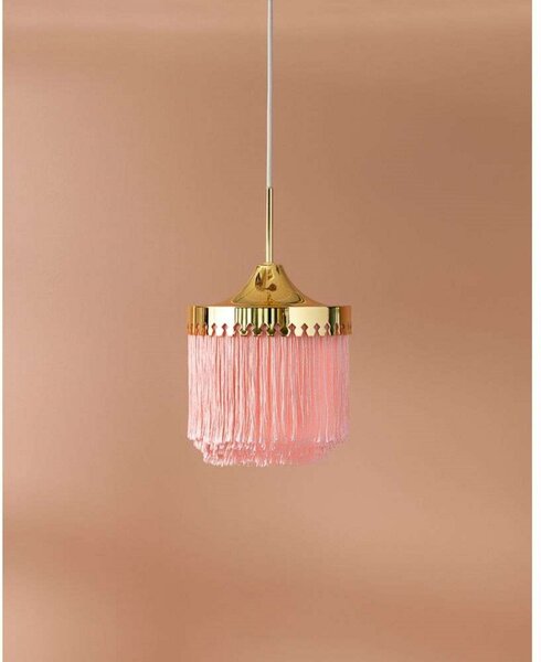 Függőlámpa Warm Nordic, Rózsaszín / Rosé, Nappali, Fém, Vintage