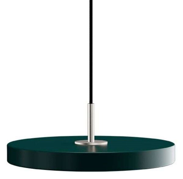 Asteria Függőlámpa Mini Forest Green/Steel Top - UMAGE