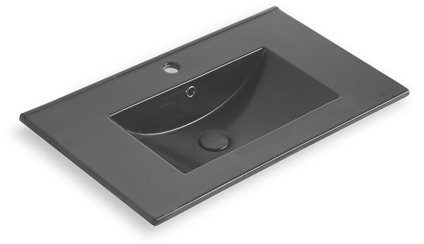 Cabinet washbasin Modena 61x46 cm black M6046BKM