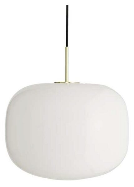 Cuscino Függőlámpa Large Black/Brass - Antidark