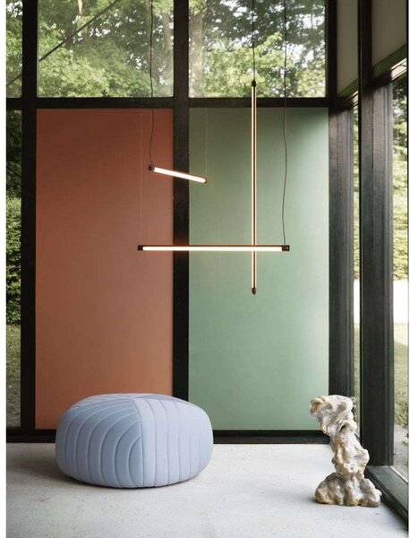 Függőlámpa Muuto, dimmable, Piros, Étkező, Alumínium