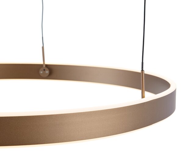 Design függőlámpa sötét bronz 3 lépésben dimmelhető - Titmus