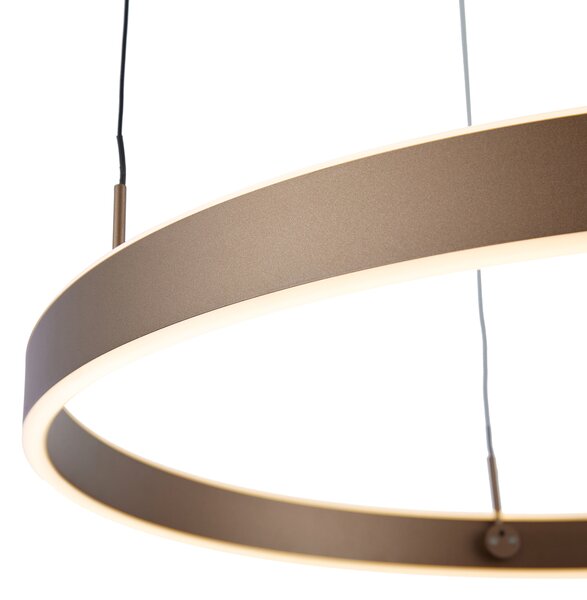 Design függőlámpa sötét bronz 3 lépésben dimmelhető - Titmus