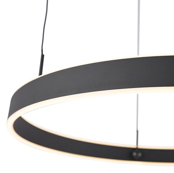 Design függőlámpa fekete 3 lépésben dimmelhető - Titmus
