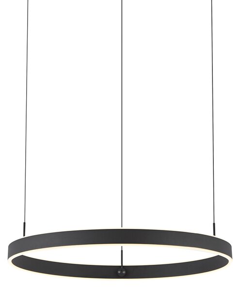 Design függőlámpa fekete 3 lépésben dimmelhető - Titmus