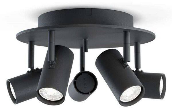 Mennyezeti Lámpa Belid, dimmable, Fekete, Nappali, Fém