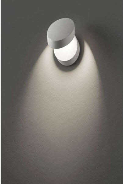 Fali Lámpa Lodes, dimmable, Fehér, Nappali, Fém