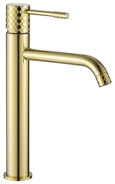 Rea Lungo Diamond, magas mosdócsaptelep h-300, fényes arany, REA-B8995