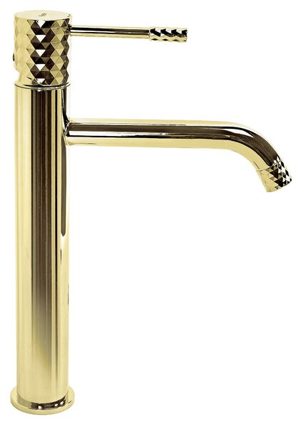 Rea Lungo Diamond, magas mosdócsaptelep h-300, fényes arany, REA-B8995