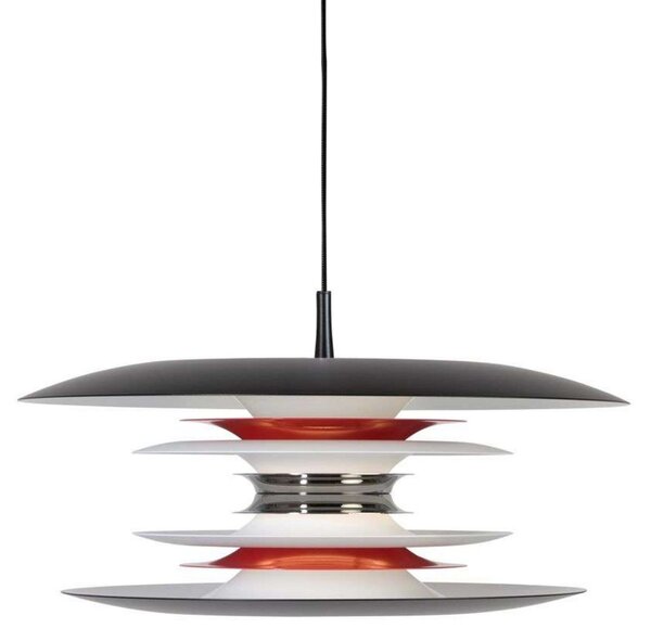 Függőlámpa Belid, dimmable, Fekete, Étkező, Fém