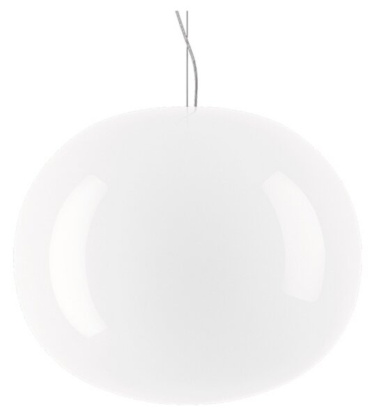 Függőlámpa Lodes, dimmable, Fehér, Étkező, Üveg