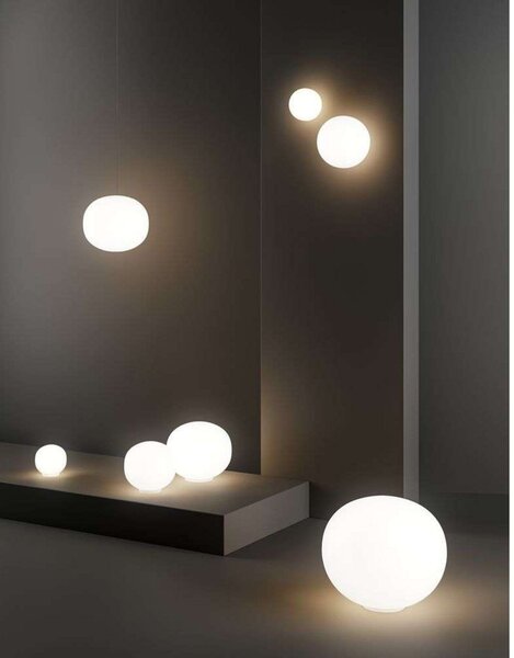 Asztali lámpa Lodes, dimmable, Fehér, Nappali, Üveg
