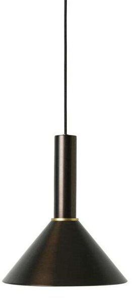 Collect Függőlámpá Cone High Black Brass - Ferm Living