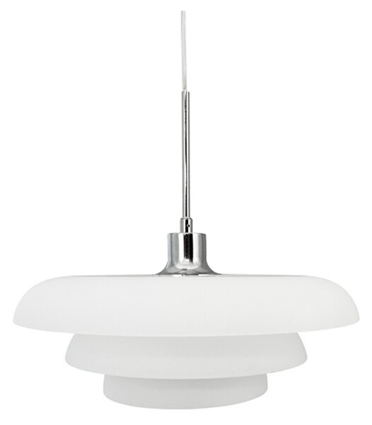 Függőlámpa Dyberg Larsen, Ava, dimmable, Fehér, Nappali, Üveg, Modern