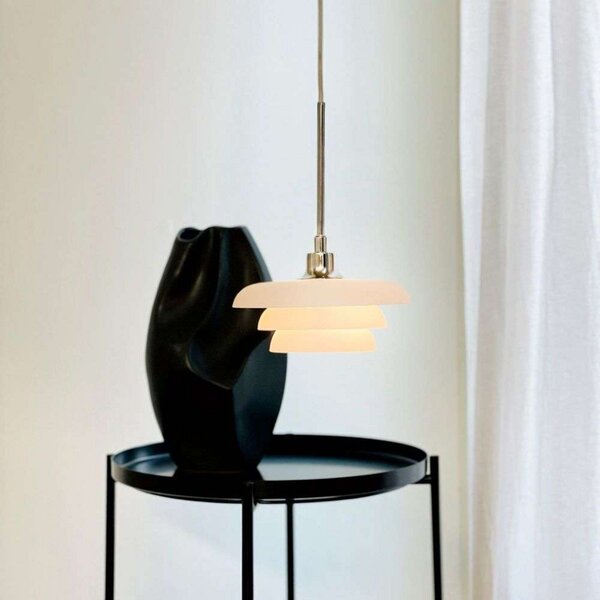 Függőlámpa Dyberg Larsen, Ava, dimmable, Fehér, Nappali, Üveg, Modern
