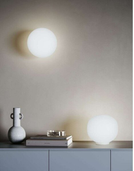 Fali Lámpa Lodes, dimmable, Fehér, Fürdőszoba, Üveg