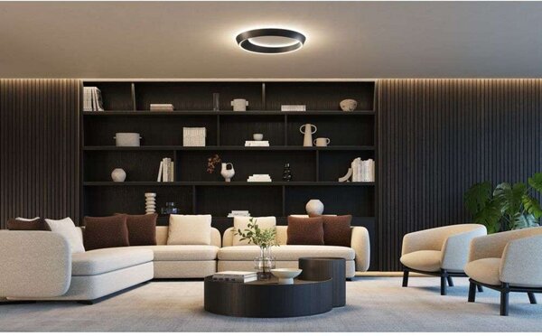 Mennyezeti Lámpa Lodes, dimmable, Fekete, Hálószoba, Alumínium
