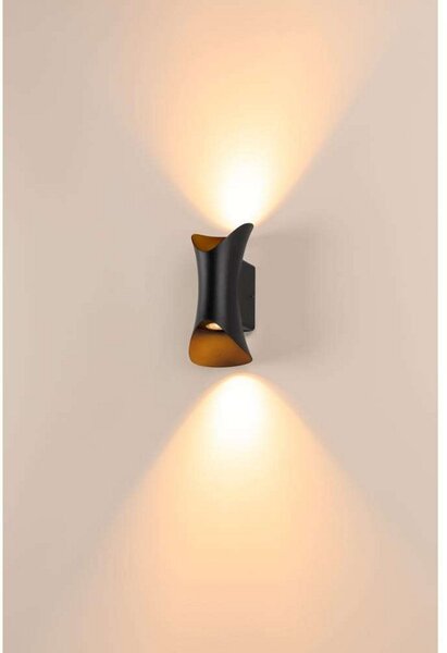 Fali Lámpa SLV, dimmable, Fekete, Alumínium