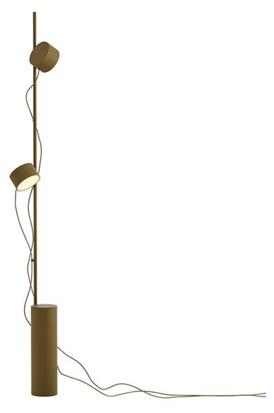 Állólámpa Muuto, dimmable, Barna / Rozsdabarna, Nappali, Fém