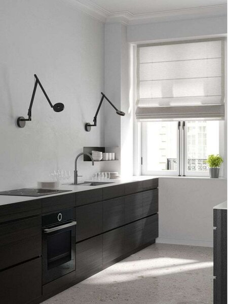 Fali Lámpa Rotaliana, dimmable, Fehér, Nappali, Alumínium