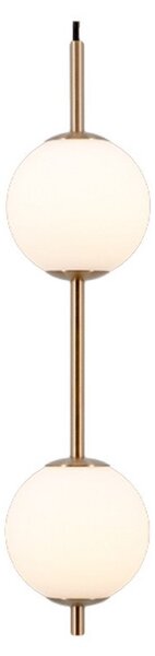 Audrey 2 Függőlámpá Brass/White Opal - UMAGE