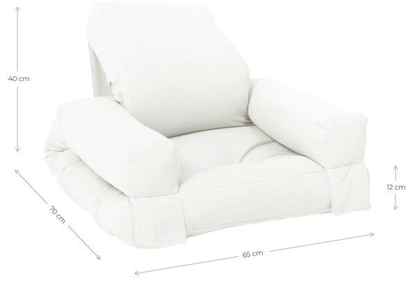 Hippo fehéres bézs kanapé 140 cm - Karup Design