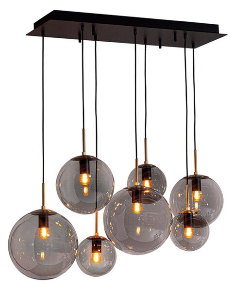 Függőlámpa By Rydéns, Laura, dimmable, Szürke, Nappali, Üveg, Modern