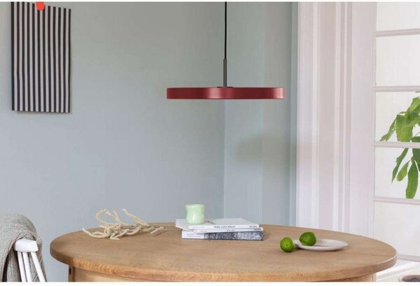 Asteria Plus Függőlámpa Medium Ruby Red/Black Top - UMAGE