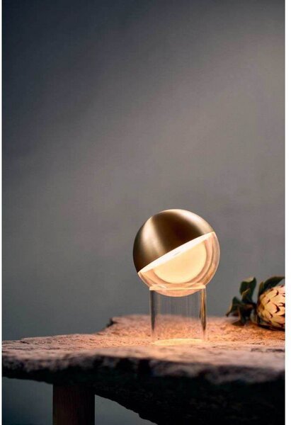 Asztali lámpa FRANDSEN, Pila, dimmable, Arany / Sárgaréz, Étkező, Műanyag, Modern