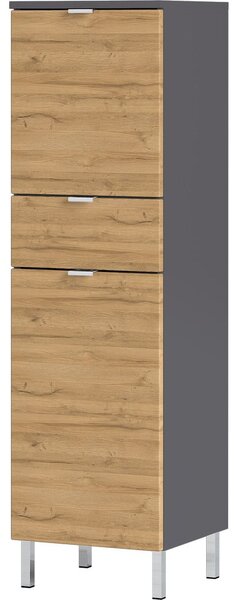 Mauresa szekrény tölgyfa díszítéssel, magasság 120 cm - Germania